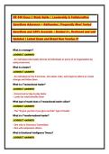 NR 446 Exam 1 Study Guide &vert; Leadership & Collaboration &NewLine;Questions &Answers &plus; Rationales&vert; Frequently Most Tested &NewLine;Questions and 100&percnt; Accurate &vert; Graded A&plus;&comma; Reviewed and well &NewLine;Updated &vert; Latest Exam and Brand New Version &excl;&excl;&excl;&NewLine;