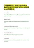 FINRA SIE STUDY GUIDE PRACTICE 75&NewLine;QUESTIONS WITH COMPLETE SOLUTIONS&NewLine;2026 GRADED A&plus;