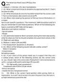 AMERICAN RED CROSS FINAL EXAM BLS QUESTIONS WITH VERIFIED ANSWERS