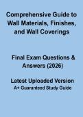 Comprehensive Guide to Wall Materials&comma; Finishes & Wall Coverings Study Notes&comma; Techniques & Design Reference &lpar;2026 Updated&rpar;