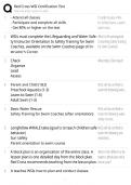 Red Cross WSI Certification &sol; Score 100&percnt; &sol; New Version 2025 Update &sol; Water Safety Instructor Test Prep