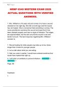 NRNP 6540 MIDTERM EXAM 2026 &NewLine;ACTUAL QUESTIONS WITH VERIFIED &NewLine;ANSWERS&period;
