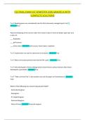 CSS FINAL EXAM 1ST SEMESTER 2026 GRADED A WITH &NewLine;COMPLETE SOLUTIONS