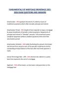Fundamentals of Mortgage Brokerage
