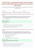 NUR 170 Exam 4 &lpar;Latest 2026&sol;2027 Update&rpar; &vert; Concepts of Medical-Surgical Nursing &vert; Med-Surg Nursing Exam Questions & Answers &vert; Grade A&plus;
