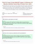NUR 170 Exam 4 &lpar;Latest 2026&sol;2027 Update&rpar; &vert; GI&comma; GU&comma; Infection Control & Skin Disorders &vert; Medical-Surgical Nursing &vert; Exam Questions & Answers &vert; Grade A&plus;