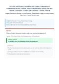NUR 170 Final Exam &lpar;Latest 2026&sol;2027 Update&rpar; &vert; 100 Verified Questions & Answers &vert; Comprehensive Medical-Surgical Nursing Review &vert; Grade A&plus;