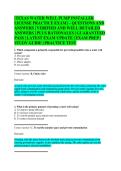 &lbrack;TEXAS WATER WELL PUMP INSTALLER &NewLine;LICENSE PRACTICE EXAM&rsqb; &ndash; QUESTIONS AND &NewLine;ANSWERS &vert; VERIFIED AND WELL DETAILED &NewLine;ANSWERS &vert; PLUS RATIONALES &vert; GUARANTEED &NewLine;PASS &vert; LATEST EXAM UPDATE &vert; EXAM PREP &vert; &NewLine;STUDY GUIDE &vert; PRACTICE TEST 