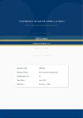 HES4804 Assignment 1 2026 Due June 2026 &vert;Advanced Environmental Management&vert;