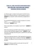 TEXAS ALL LINES ADJUSTER EXAM BRAND NEW&excl;&excl; &NewLine;2025-2026 &lpar;200&plus; QUESTIONS AND CORRECT &NewLine;ANSWERS&rpar; VERIFIED ANSWERS