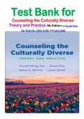 Test Bank for Counseling the Culturally Diverse&colon; Theory and Practice 9th Edition by Derald Wing Sue&comma; David Sue&comma; Helen Neville ad Laura Smith isbn-9781119861904