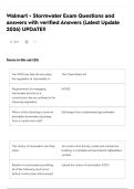 Walmart - Stormwater Exam Questions and answers with verified Answers &lpar;Latest Update 2026&rpar; UPDATE&excl;&excl;