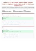 Galen NUR 170 Exam 2 &lpar;Latest 2026&sol;2027 Update&rpar; &vert; Neurologic&comma; Sensory & Respiratory Disorders &vert; Nursing Fundamentals &vert; Exam Questions & Answers &vert; Grade A&plus;