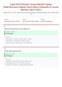 Galen NUR 170 Exam 3 &lpar;Latest 2026&sol;2027 Update&rpar; &vert; Fluids & Electrolytes&comma; Diabetes & Heart Failure &vert; Med-Surg Nursing &vert; Exam Questions & Answers &vert; Grade A&plus;
