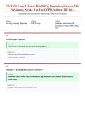 NUR 170 Exam 2 &lpar;Latest 2026&sol;2027 Update&rpar; &vert; Headaches&comma; Seizures&comma; MS&comma; Parkinson&rsquo;s&comma; Stroke&comma; Eye & Ear Disorders&comma; COPD&comma; Asthma & TB &vert; Med-Surg Nursing &vert; Exam Questions & Answers &vert; Grade A&plus;