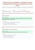 NUR 170 Exam 1 &lpar;Latest 2026&sol;2027 Update&rpar; &vert; Foundations of Nursing &vert; Nursing Fundamentals&comma; Safety&comma; Infection Control & Basic Care &vert; Exam Questions & Answers &vert; Grade A&plus;