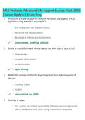 PALS Pediatric Advanced Life Support Success Pack 2026 &NewLine;&vert; Latest Update &vert; Exam Prep