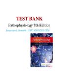 TEST BANK  &NewLine;Pathophysiology 7th Edition &NewLine;Jacquelyn L&period; Banasik  