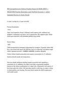 NCLEX-RN Comprehensive Practice Exam Review Guide 2025&ndash;2026 &ndash; High-Yield Nursing Concepts&comma; Clinical Judgment & Exam Preparation Notes