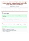 NUR 265 Exam 1 &lpar;Latest 2026&sol;2027 Update&rpar; &vert; Renal&comma; Hepatic&comma; Pancreatic&comma; Cardiac & Hematologic Disorders &vert; Med-Surg Nursing Review &vert; Exam Questions & Answers &vert; Grade A&plus;