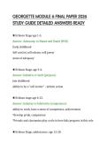 GEORGETTE MODULE 6 FINAL PAPER 2026&NewLine;STUDY GUIDE DETAILED ANSWERS READY