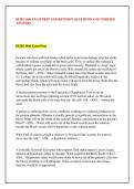 HUBS 1406 EXAM PREP AND REVISION QUESTIONS AND VERIFIED &NewLine;ANSWERS 