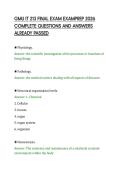 GMU IT 213 FINAL EXAM EXAMPREP 2026&NewLine;COMPLETE QUESTIONS AND ANSWERS&NewLine;ALREADY PASSED