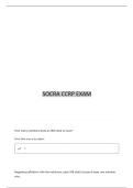 CCRP SOCRA EXAM - 45 CFR PART 46 EXAM UPDATE &vert;ACTUAL EXAM QUESTIONS AND VERIFIED ANSWERS &lpar;CORRECT SOLUTIONS&rpar;