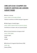 GNRS 5670 EXAM 1 EXAMPREP 2026&NewLine;COMPLETE QUESTIONS AND ANSWERS&NewLine;ALREADY PASSED&NewLine;