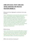 GNRS 5670 EXAM 1 STUDY GUIDE 2026&NewLine;TESTED QUESTIONS AND PRACTICE&NewLine;SOLUTION GRADED A&plus;