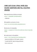 GNRS 5670 EXAM 2 FINAL PAPER 2026&NewLine;SOLVED QUESTIONS AND FULL SOLUTION&NewLine;UPDATED