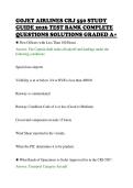GOJET AIRLINES CRJ 550 STUDY&NewLine;GUIDE 2026 TEST BANK COMPLETE&NewLine;QUESTIONS SOLUTIONS GRADED A&plus;&NewLine;