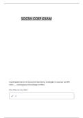 SOCRA CCRP REPORTING & TIMELINES QUESTIONS AND VERIFIED ANSWERS 