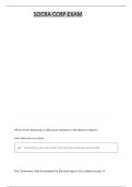 SOCRA &lpar;CCRP&rpar; EXAM PRACTICE QUESTIONS AND VERIFIED ANSWERS 