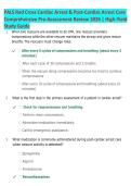 PALS Red Cross Complete Cardiac Arrest & Post-Cardiac Arrest Care Success Pack 2026 &vert; Pre-Assessment &plus; Final Review &vert; High-Yield Study Guide &plus; Practice Questions & Answers