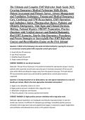 The Ultimate and Complete EMT Refresher Study Guide 2025&comma; Covering Emergency Medical Technician Skills Review&comma; Patient Assessment and Primary Survey&comma; Airway Management and Ventilation Techniques&comma; Trauma and Medical Emergency Care&comma; Cardiology and CPR Resus