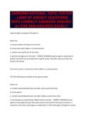  JURRI &lpar;legal-environment-of-business&rpar; E QUESTIONS WITH CORRECT ANSWERS GRADED A&plus; FOR 2026 ASSURED EXCEL&excl;&excl;