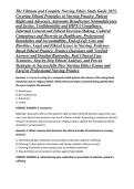 The Ultimate and Complete Nursing Ethics Study Guide 2025&comma; Covering Ethical Principles in Nursing Practice&comma; Patient Rights and Advocacy&comma; Autonomy Beneficence Nonmaleficence and Justice&comma; Confidentiality and HIPAA Compliance&comma; Informed Consent and Ethical De