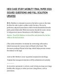 HESI CASE STUDY MOBILITY FINAL PAPER 2026&NewLine;SOLVED QUESTIONS AND FULL SOLUTION&NewLine;UPDATED