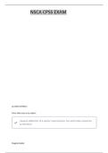 NSCA CPSS CHAPTER 9- CHARACTERISTICS OF TRACKING SYSTEMS AND LOAD MONITORING QUESTIONS AND VERIFIED ANSWERS 