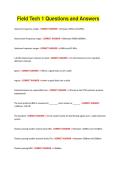 Field Tech 1 Questions and Answers