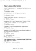 Quantitative Analysis for Management &lpar;12th Ed&rpar; Render &ndash; Probability Test Bank