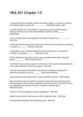 HEA 201 Chapter 1-5 REVISED AND UPDATED FOR 2026&sol;2027 ACTUAL EXAM COMPLETE QUESTIONS AND CORRECT DETAILED ANSWERS &lpar;VERIFIED ANSWERS&rpar; &vert;ALREADY GRADED A&plus;&vert;&vert;BRAND NEW&excl;&excl;&NewLine;