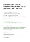 HONDROS 212 EXAM 3 FINAL PAPER 2026&NewLine;FULL QUESTIONS AND CORRECT&NewLine;ANSWERS&NewLine;