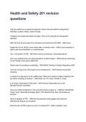 Health and Safety 201 revision questions REVISED AND UPDATED FOR 2026&sol;2027 ACTUAL EXAM COMPLETE QUESTIONS AND CORRECT DETAILED ANSWERS &lpar;VERIFIED ANSWERS&rpar; &vert;ALREADY GRADED A&plus;&vert;&vert;BRAND NEW&excl;&excl;&NewLine;