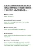 HONDROS NURSING 200 EXAM 1 ACTUAL&NewLine;PAPER 2026 QUESTIONS WITH SOLUTIONS&NewLine;GRADED A&plus;