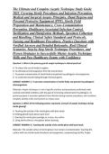 The Ultimate and Complete Aseptic Technique Study Guide 2025&comma; Covering Sterile Procedures and Infection Prevention&comma; Medical and Surgical Asepsis Principles&comma; Hand Hygiene and Personal Protective Equipment &lpar;PPE&rpar;&comma; Sterile Field Preparation and Maintenance&comma; C