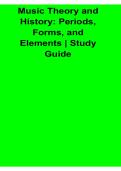 Music Theory and History Periods Forms and Elements Study Guide 2025&sol; 2026 Complete Music Theory Preparation Material