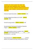 ILLINOIS CNA STUDY GUIDE FOR STATE TEST &NewLine;QUESTIONS AND ANSWERS LATEST UPDATED &NewLine;2026&sol;2027 ACTUAL COMPLETE EXAM SOLUTION ALL &NewLine;ANSWERS 100&percnt; CORRECT VERIFIED BEST RATED A&plus; &NewLine;FOR PASS