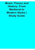 Music Theory and History From Medieval to Modern Styles Study Guide 2025&sol; 2026 Complete Music Theory Preparation Material